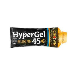CROWN SPORT NUTRITION Hypergel 45 Gel Energético con Cafeína - Sabor Neutro - 75g - Apto Veganos, Certificado Informed-Sport, Sin Alérgenos