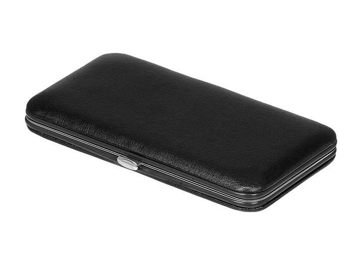 BERILO Estuche Set Pedicura Uñas Hombre Marrón-Negro