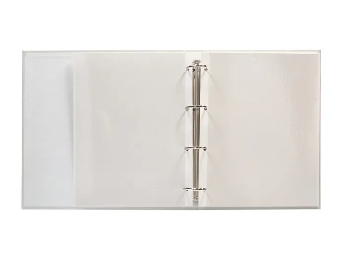 Liderpapel Álbum de Fotos con Anillas y 20 Hojas Autoadhesivas - Medidas 325x270mm