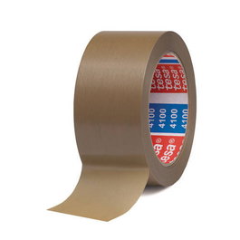 TESA Cinta de Embalaje en PVC Rugoso Marrón 50mm x 66m