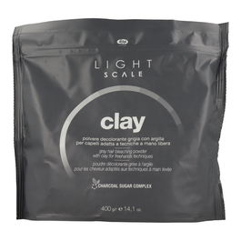 Lisap Light Scale Clay Decolorante Arcilla Gris 400 Gr para Técnicas de Decoloración a Mano Alzada