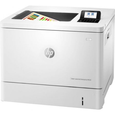 HP Impresora Laser Color Enterprise M554DN con Duplex Automatico y Seguridad HP Sure Start - 33 ppm, 1200 x 1200 ppp, 550 Hojas, ENERGY STAR - Modelo 7ZU81A, Color Blanco HP Impresora Laser Color Enterprise M554DN con Duplex Automatico y Seguridad HP Sure Start - 33 ppm, 1200 x 1200 ppp, 550 Hojas, ENERGY STAR - Modelo 7ZU81A, Color Blanco