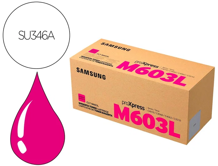 HP Samsung CLT-M603L Cartucho de Tóner Magenta de Alta Capacidad