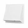 Edm Rejilla de ventilación con campana ABS ø 100mm blanca
