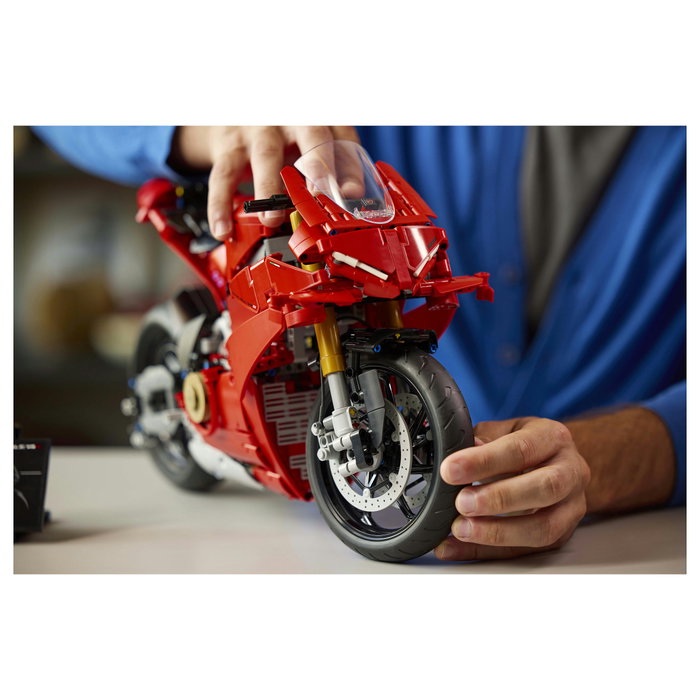 LEGO 42202 Technic Ducati Panigale V4 S Moto de Construcción para Adultos - 1604 Piezas - Modelo Réplica de Motorrad LEGO 42202 Technic Ducati Panigale V4 S Moto de Construcción para Adultos - 1604 Piezas - Modelo Réplica de Motorrad