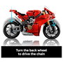 LEGO 42202 Technic Ducati Panigale V4 S Moto de Construcción para Adultos - 1604 Piezas - Modelo Réplica de Motorrad