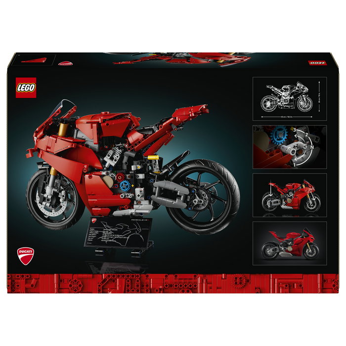 LEGO 42202 Technic Ducati Panigale V4 S Moto de Construcción para Adultos - 1604 Piezas - Modelo Réplica de Motorrad LEGO 42202 Technic Ducati Panigale V4 S Moto de Construcción para Adultos - 1604 Piezas - Modelo Réplica de Motorrad