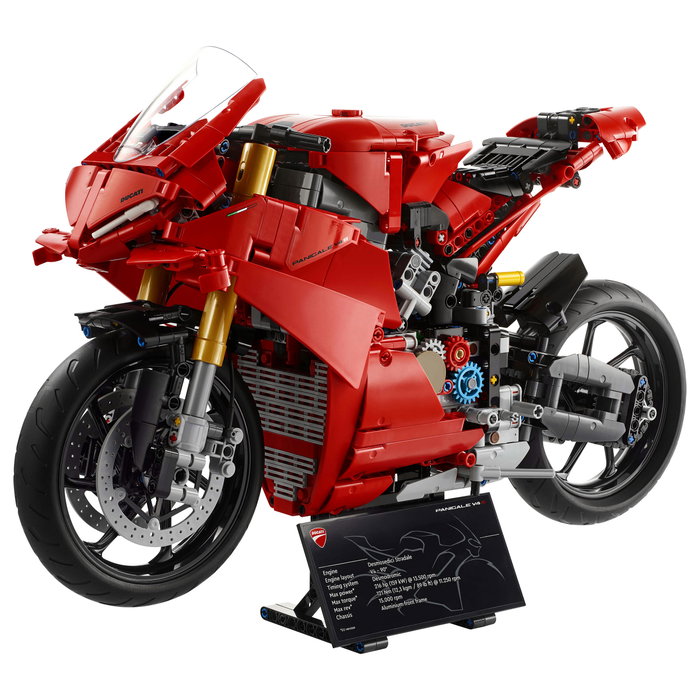 LEGO 42202 Technic Ducati Panigale V4 S Moto de Construcción para Adultos - 1604 Piezas - Modelo Réplica de Motorrad LEGO 42202 Technic Ducati Panigale V4 S Moto de Construcción para Adultos - 1604 Piezas - Modelo Réplica de Motorrad