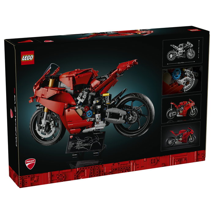 LEGO 42202 Technic Ducati Panigale V4 S Moto de Construcción para Adultos - 1604 Piezas - Modelo Réplica de Motorrad LEGO 42202 Technic Ducati Panigale V4 S Moto de Construcción para Adultos - 1604 Piezas - Modelo Réplica de Motorrad