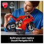 LEGO 42202 Technic Ducati Panigale V4 S Moto de Construcción para Adultos - 1604 Piezas - Modelo Réplica de Motorrad