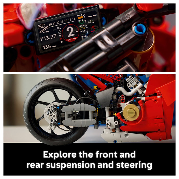 LEGO 42202 Technic Ducati Panigale V4 S Moto de Construcción para Adultos - 1604 Piezas - Modelo Réplica de Motorrad LEGO 42202 Technic Ducati Panigale V4 S Moto de Construcción para Adultos - 1604 Piezas - Modelo Réplica de Motorrad