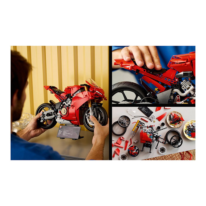 LEGO 42202 Technic Ducati Panigale V4 S Moto de Construcción para Adultos - 1604 Piezas - Modelo Réplica de Motorrad LEGO 42202 Technic Ducati Panigale V4 S Moto de Construcción para Adultos - 1604 Piezas - Modelo Réplica de Motorrad