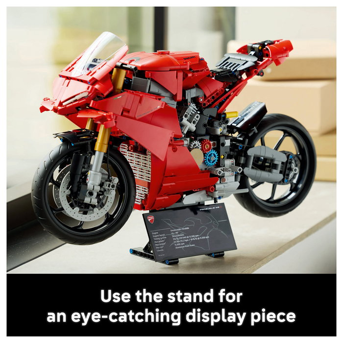 LEGO 42202 Technic Ducati Panigale V4 S Moto de Construcción para Adultos - 1604 Piezas - Modelo Réplica de Motorrad LEGO 42202 Technic Ducati Panigale V4 S Moto de Construcción para Adultos - 1604 Piezas - Modelo Réplica de Motorrad