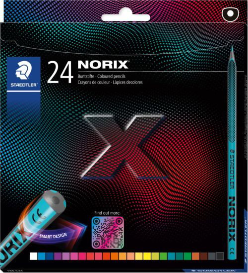 Staedtler Norix Lápices de Colores Surtidos 24 Unidades