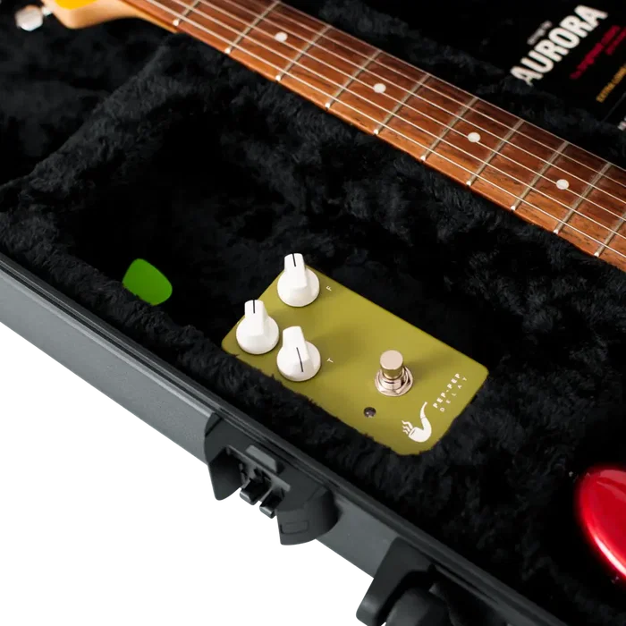 Gator Estuche rígido moldeado TSA ATA para guitarra eléctrica - Negro
