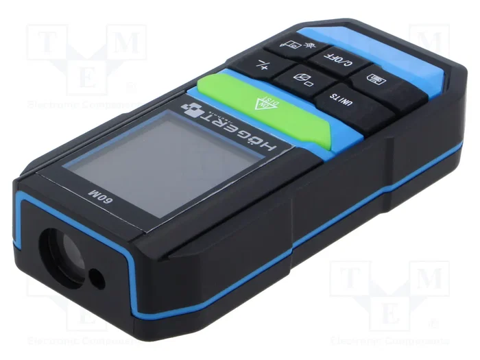 HÖGERT TECHNIK Telémetro Láser LCD 50mm-60m HÖGERT TECHNIK Telémetro Láser LCD 50mm-60m