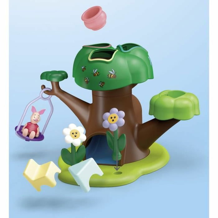 Playmobil Junior Disney Winnie the Pooh y Piglet con casa del árbol 71693