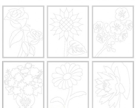 Cuadro Arena Niefenver Mod.Flores Pack De 6 Cuadro Arena Niefenver Mod.Flores Pack De 6