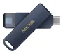 SanDisk iXpand Unidad Flash USB 64 GB USB-C / Lightning 3.2 Gen 1, Azul, Velocidad de Lectura 90 MB/s, Con Protección por Contraseña