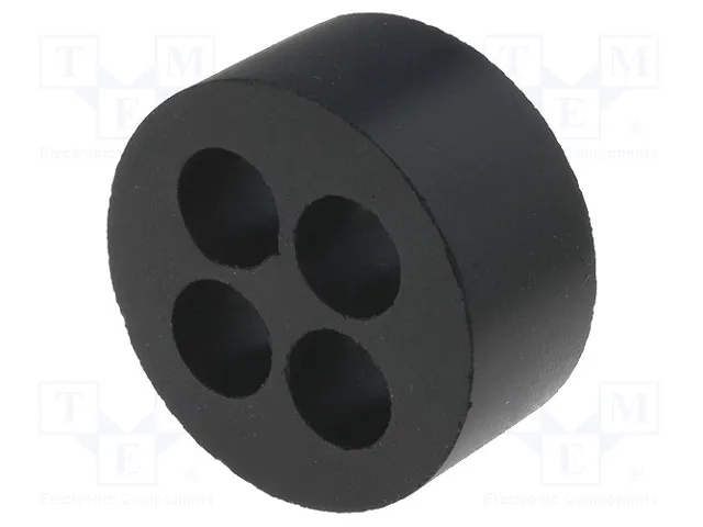 Lapp SKINTOP DIX-M Pieza de conexión final para entrada de cables, Negro, Goma, 4 x 7 Lapp SKINTOP DIX-M Pieza de conexión final para entrada de cables, Negro, Goma, 4 x 7