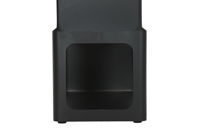 DKD Home Decor Mesita Auxiliar Metal Negro 60x30x60 DKD Home Decor Mesita Auxiliar Metal Negro 60x30x60