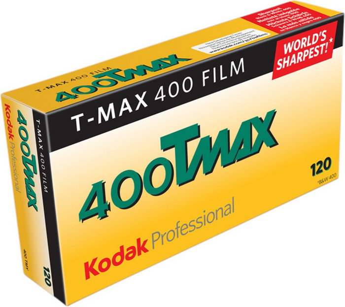 Kodak T-MAX 400 Blanco y Negro Formato 120 (Pack de 5)