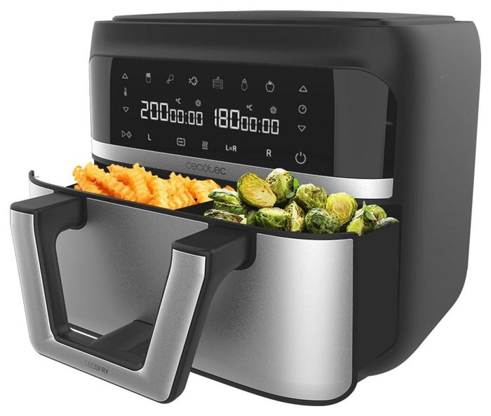 Cecotec Cecofry Dual 9000 Freidora de Aire 9L Doble Cubeta