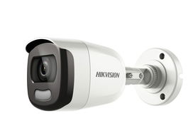 Hikvision Cámara HD Bullet 2MP ColorVu 3.6mm IR20 WDR IP67 4en1 Luz Blanca 20m