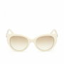 Swarovski Gafas SK0372 21F Blanco/Marrón 53 mm