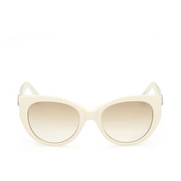 Swarovski Gafas SK0372 21F Gafas de Sol Mujer Montura Blanca Lente Gradient Brown 53 mm