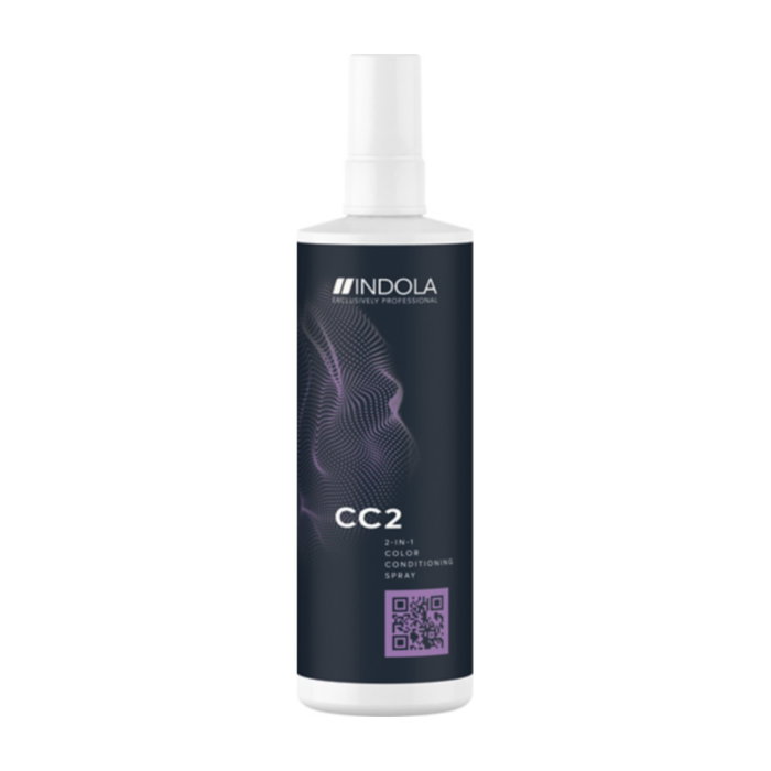 Indola CC2 Spray Acondicionador del Color - Tratamiento Pre y Post Coloración para Cabello Poroso - 250 ml Indola CC2 Spray Acondicionador del Color - Tratamiento Pre y Post Coloración para Cabello Poroso - 250 ml