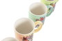 DKD Home Decor Tazas de Porcelana con Motivos de Gatos, Surtido de 4 Colores, 360ml