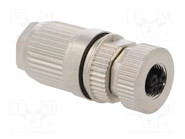 HARTING Conector M12 Hembra 5 Pines Recto L-coded IP67