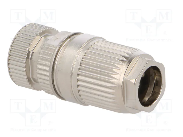 HARTING Conector M12 Hembra 5 Pines Recto L-coded IP67