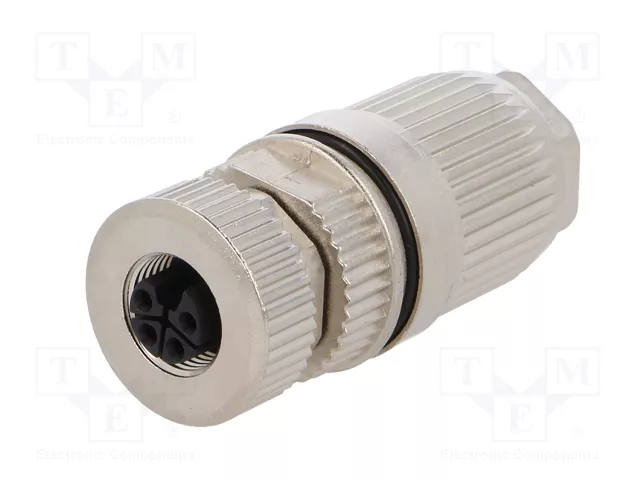 HARTING Conector M12 Hembra 5 Pines Recto L-coded IP67