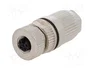 HARTING Conector M12 Hembra 5 Pines Recto L-coded IP67