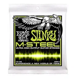 ERNIEBALL Juego Eléctrica Slinky M-Steel 10-46