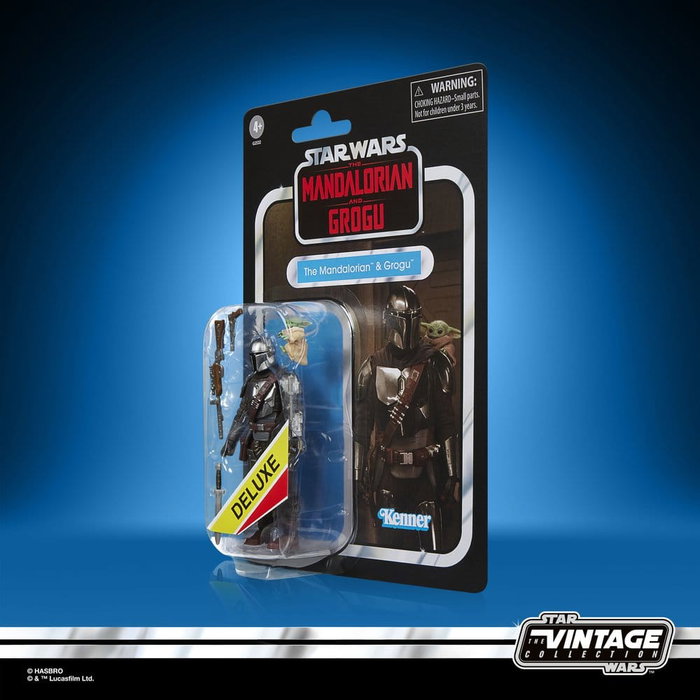 Star Wars: The Mandalorian & Grogu Vintage Collection Figura The Mandalorian & Grogu 10 cm Star Wars: The Mandalorian & Grogu Vintage Collection Figura The Mandalorian & Grogu 10 cm
