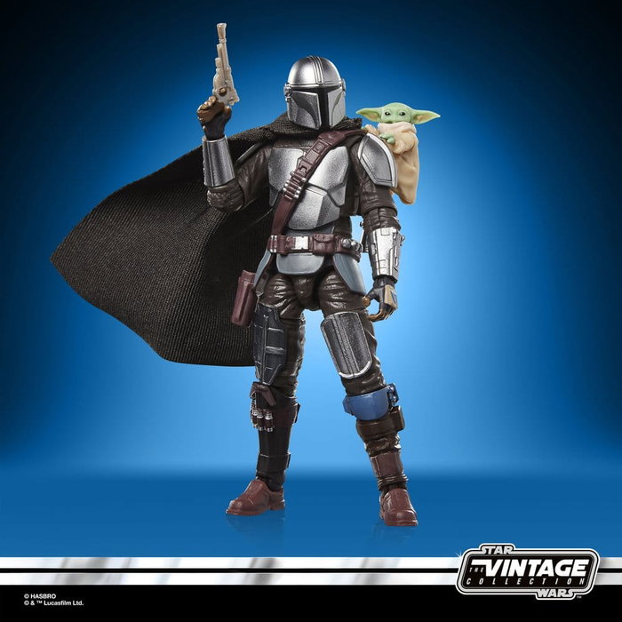Star Wars: The Mandalorian & Grogu Vintage Collection Figura The Mandalorian & Grogu 10 cm Star Wars: The Mandalorian & Grogu Vintage Collection Figura The Mandalorian & Grogu 10 cm