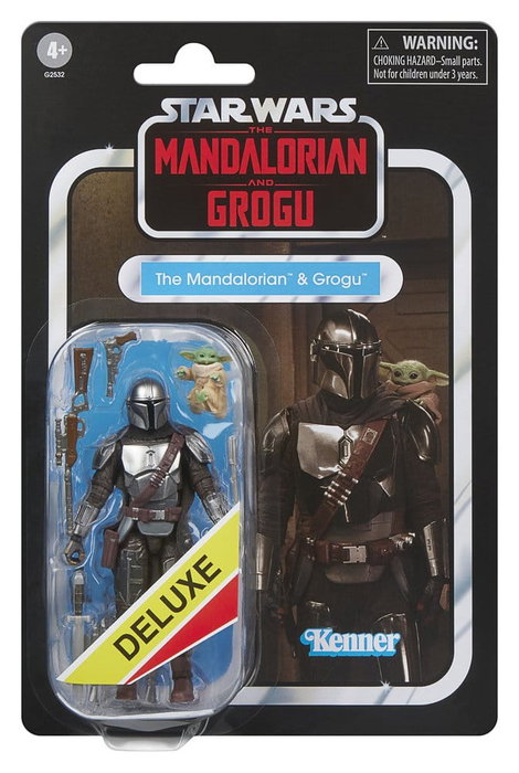 Star Wars: The Mandalorian & Grogu Vintage Collection Figura The Mandalorian & Grogu 10 cm Star Wars: The Mandalorian & Grogu Vintage Collection Figura The Mandalorian & Grogu 10 cm