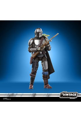 Hasbro Star Wars: The Mandalorian & Grogu Vintage Collection Figuras Deluxe de 9,5 cm y 2 cm