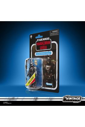 Hasbro Star Wars: The Mandalorian & Grogu Vintage Collection Figuras Deluxe de 9,5 cm y 2 cm