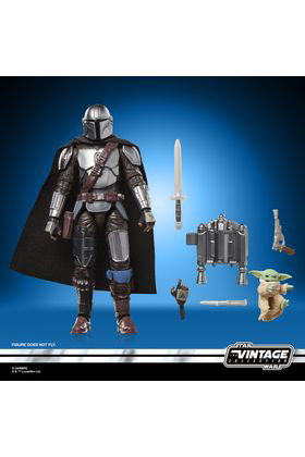 Hasbro Star Wars: The Mandalorian & Grogu Vintage Collection Figuras Deluxe de 9,5 cm y 2 cm