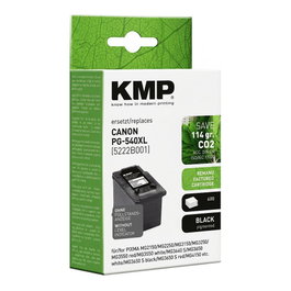 KMP PG540XL Negro Cartucho de Tinta Pigmentada Remanufacturado Compatible Canon PIXMA