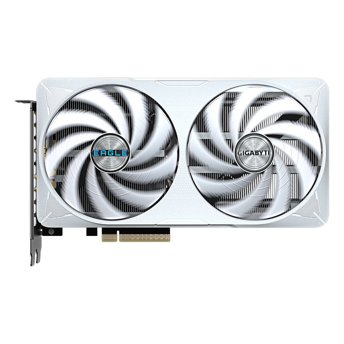 Gigabyte GeForce RTX 5060 Ti EAGLE OC ICE 8G Tarjeta Gráfica - 8 GB GDDR7, GV-N506TEAGLEOC ICE-8GD, Blanco, Ventiladores Duales WINDFORCE 2X
