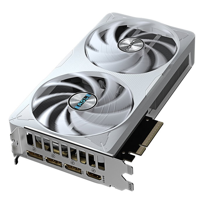 Gigabyte GeForce RTX 5060 Ti EAGLE OC ICE 8G Tarjeta Gráfica - 8 GB GDDR7, GV-N506TEAGLEOC ICE-8GD, Blanco, Ventiladores Duales WINDFORCE 2X