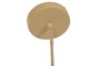 DKD Home Decor Lámpara de Techo de Fibra con Flecos, Natural/Crudo, 50x50x140 cm