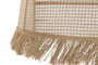 DKD Home Decor Lámpara de Techo de Fibra con Flecos, Natural/Crudo, 50x50x140 cm