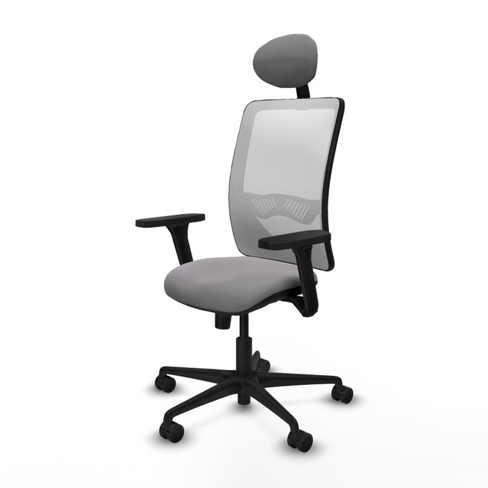 PIQUERAS Y CRESPO Silla de oficina Zulema Gris y Blanco PIQUERAS Y CRESPO Silla de oficina Zulema Gris y Blanco