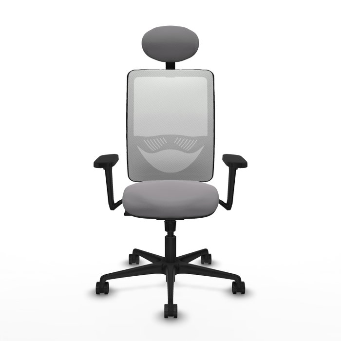 PIQUERAS Y CRESPO Silla de oficina Zulema Gris y Blanco PIQUERAS Y CRESPO Silla de oficina Zulema Gris y Blanco